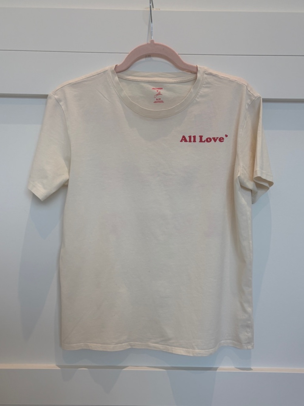 1979 Cream Tee with Red Logo Print